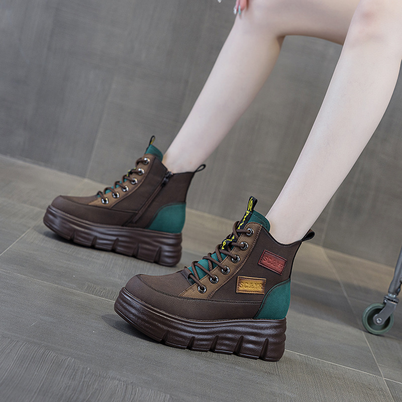 Winter Ethnic Fashion For Women - Women Platform Boots Winter Fashion Color
