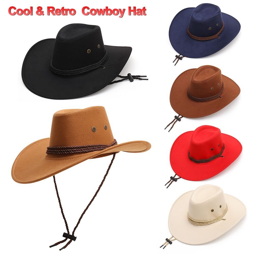 Winter Ethnic Fashion For Women - Fashion Western Style Western Cowboy Hat
