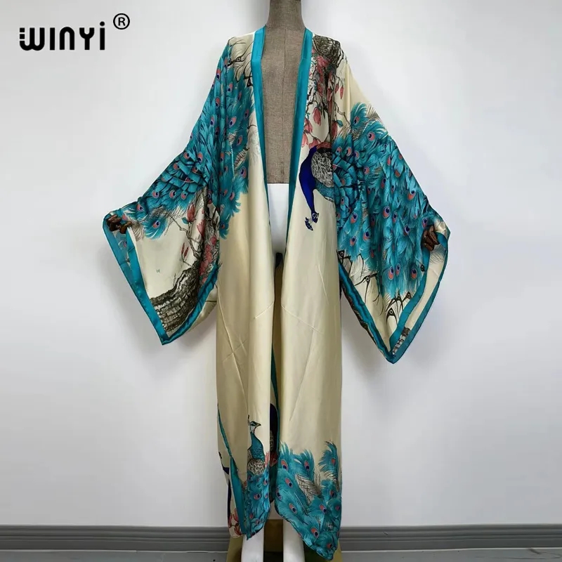 WINYI Summer Classic peacock p - Kaftan Women Boho review and price