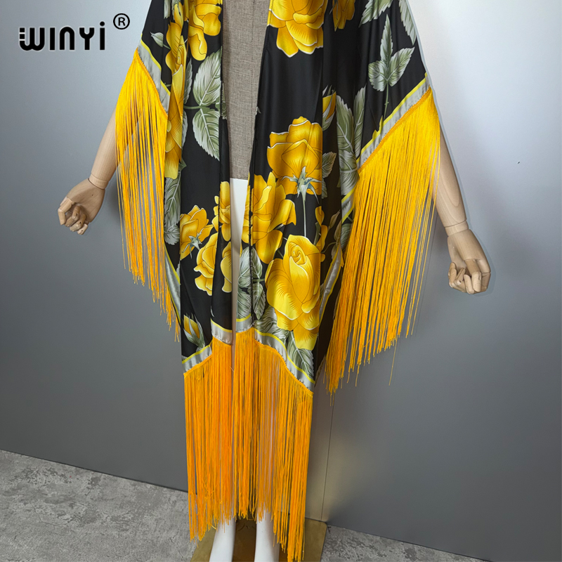 WINYI Africa kimono cover-ups  - Kaftan Women Boho review and price