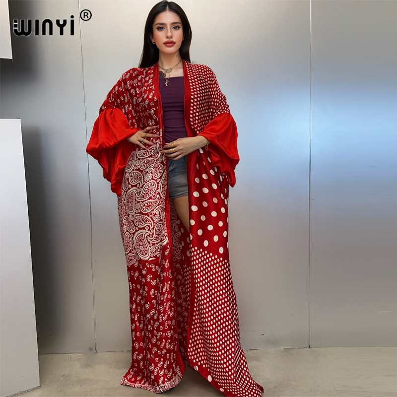 WINYI Summer Kimono Party Dres - Kaftan Women Boho review and price