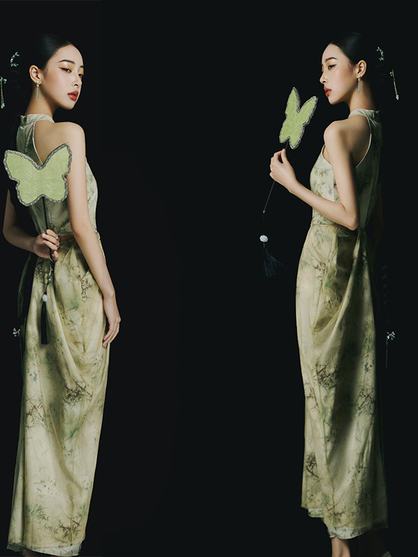 New Green Chinese Style Backle - Ethnic Fashion Studio review and price