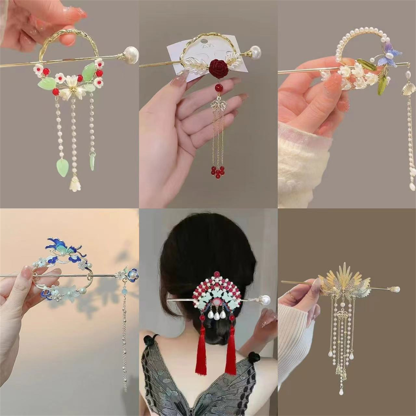 Ethnic Style Hairpin For Women - Ethnic Fashion Style review and price