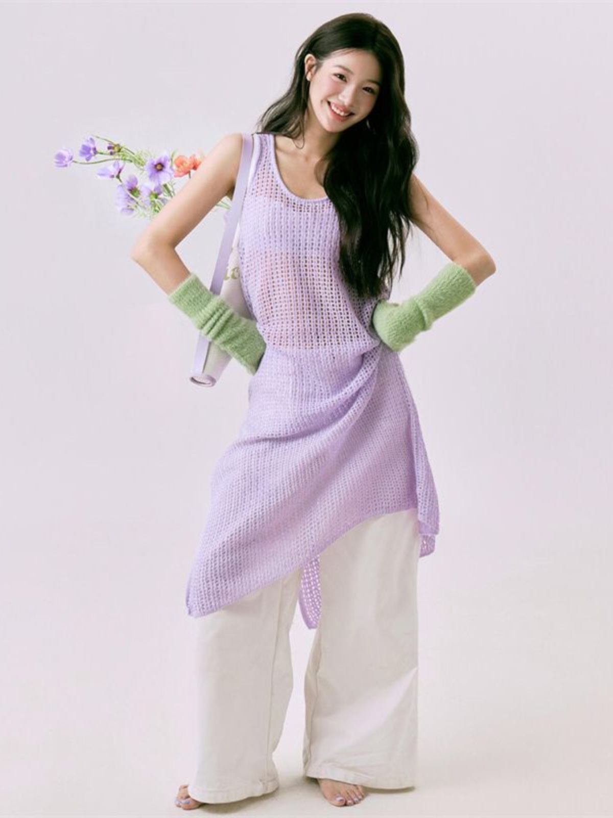 Romantic Spring  Flower Print  - Ethnic Fashion Studio review and price