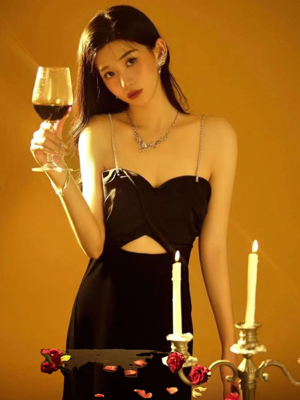 Sexy Backless Strap Dress Phot - Ethnic Fashion Studio review and price