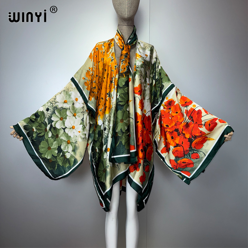 WINYI summer kimonosilk feelin - Kaftan Women Boho review and price