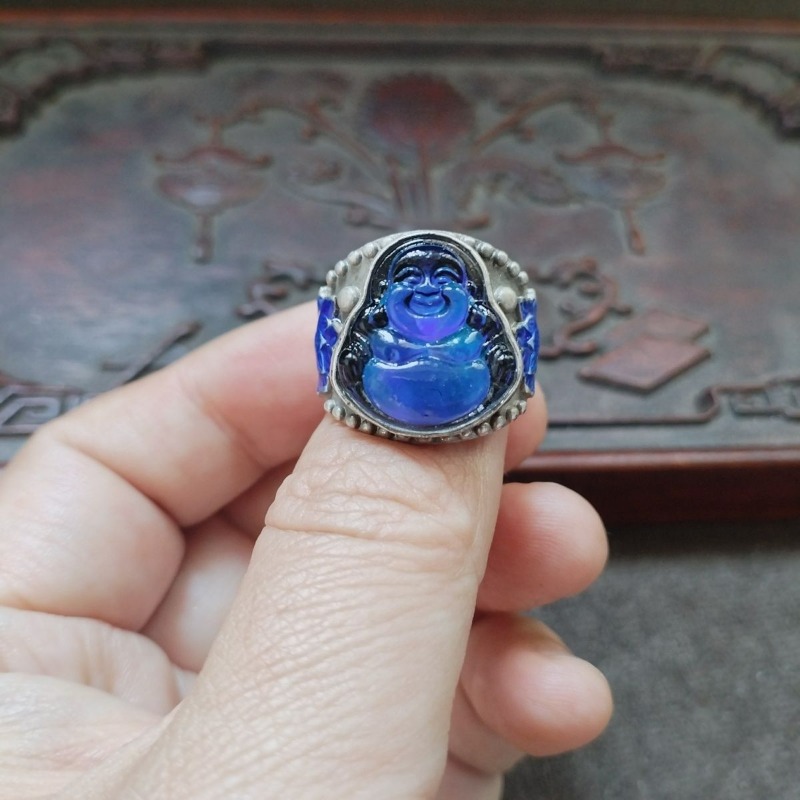 Vintage Import Buddha Ring Wit - Ethnic Fashion Imports review and price