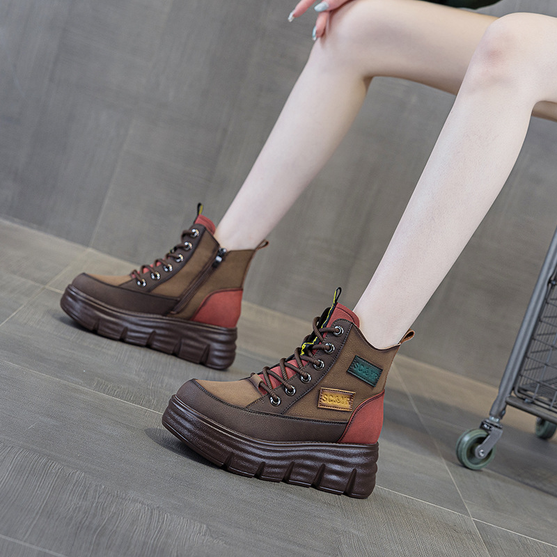 Women Platform Boots Winter Fa - Winter Ethnic Fashion For Women review and price