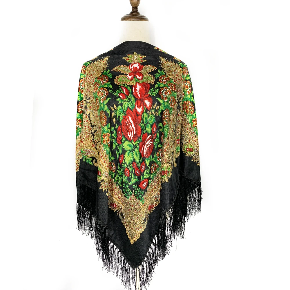 130*130cm Ethnic Style Russian - Winter Ethnic Fashion For Women review and price