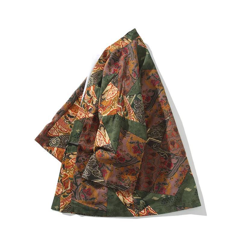 Ethnic Style Print Yukata Men  - Ethnic Fashion Style review and price